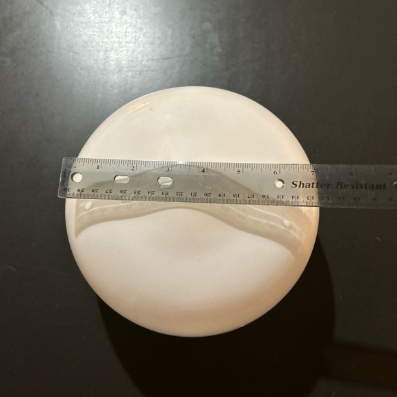 Vintage Milk Glass Round Shade EUC - Picture 3 of 5